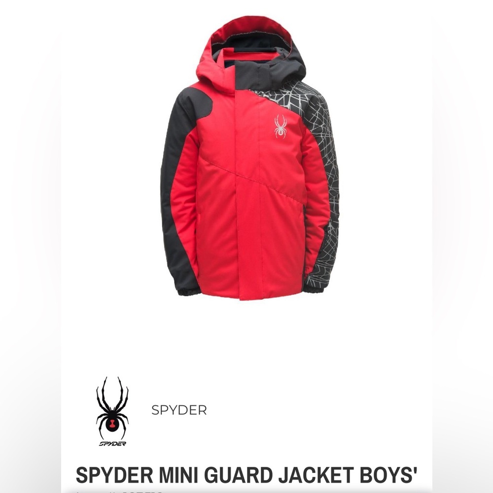 Spyder mini guard boys ski jacket